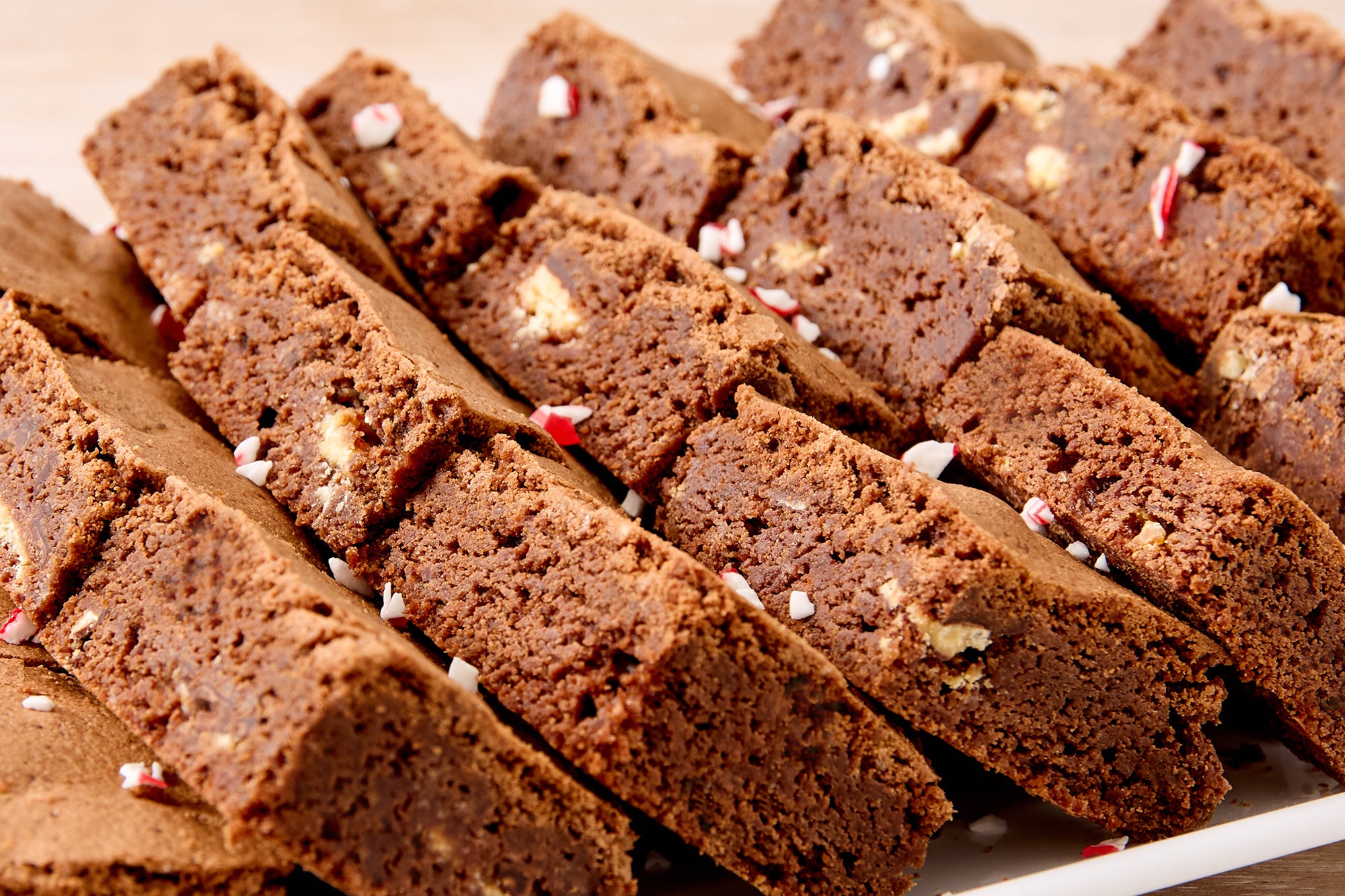 Peppermint Brownie Platter