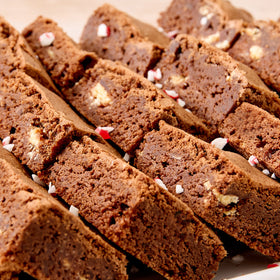 Peppermint Brownie Platter