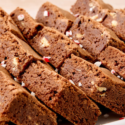 Peppermint Brownie Platter
