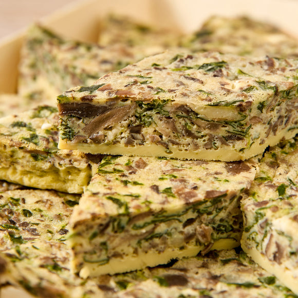 Spinach & Mushroom Frittata Platter