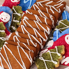 Decorated Holiday Cookie Platter