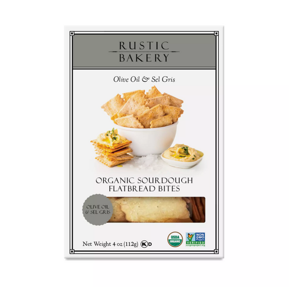 Olive Oil & Sel Gris Flatbread Bites