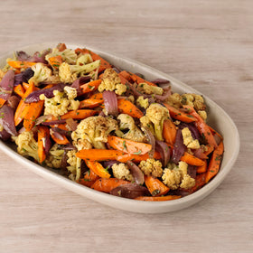 Carrots & Sprouting Cauliflower