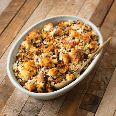 Cornbread and Wild Rice Stuffing